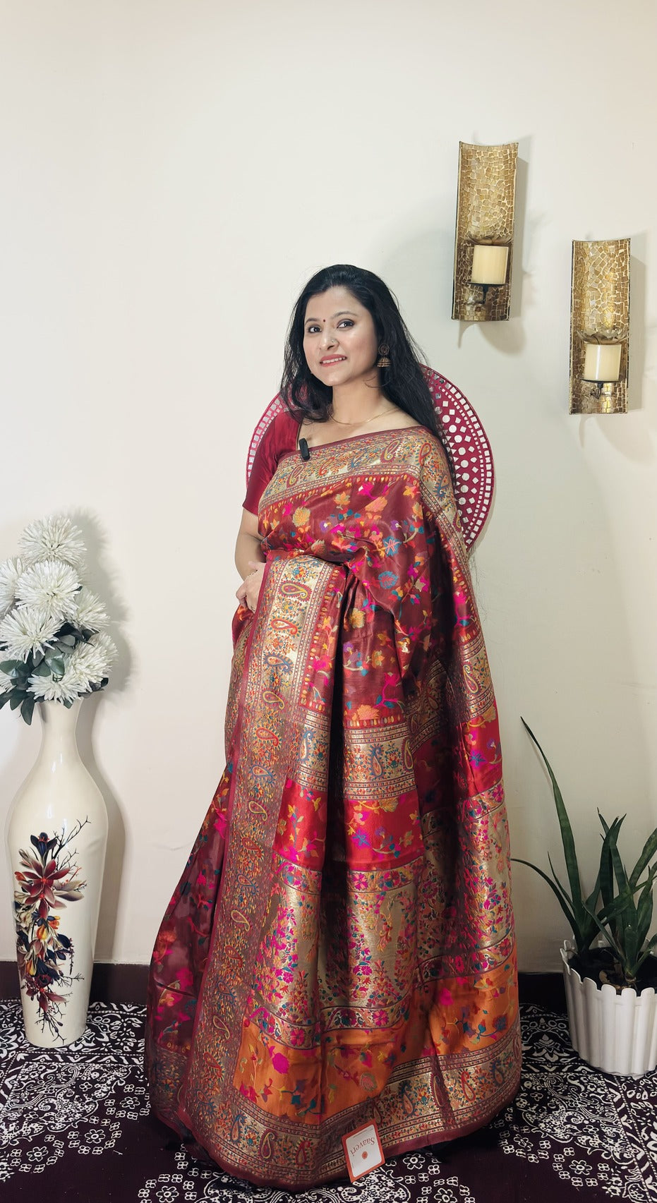 Pashmina Saree