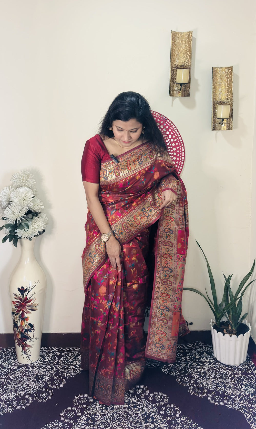 Pashmina Saree