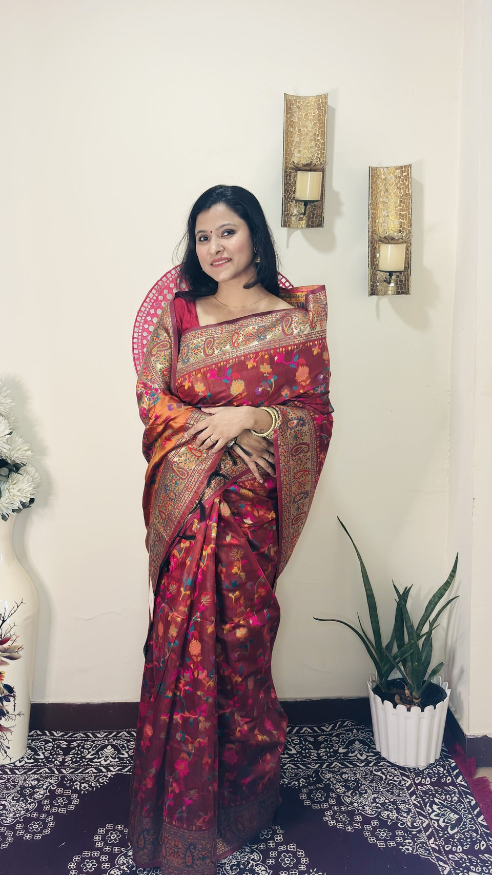 Pashmina Saree