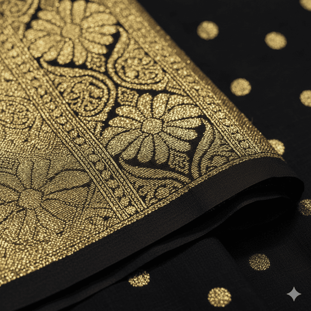 Gorgette Banarasi Saree