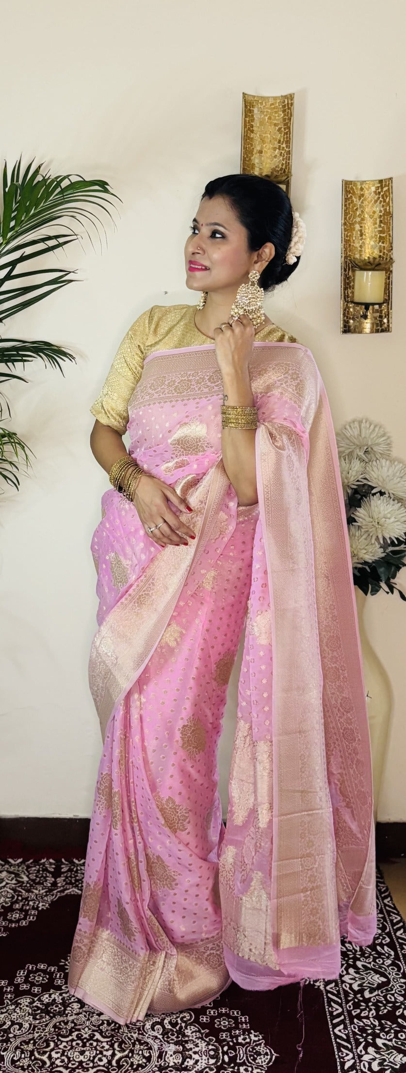 Gorgette Zari Banarasi