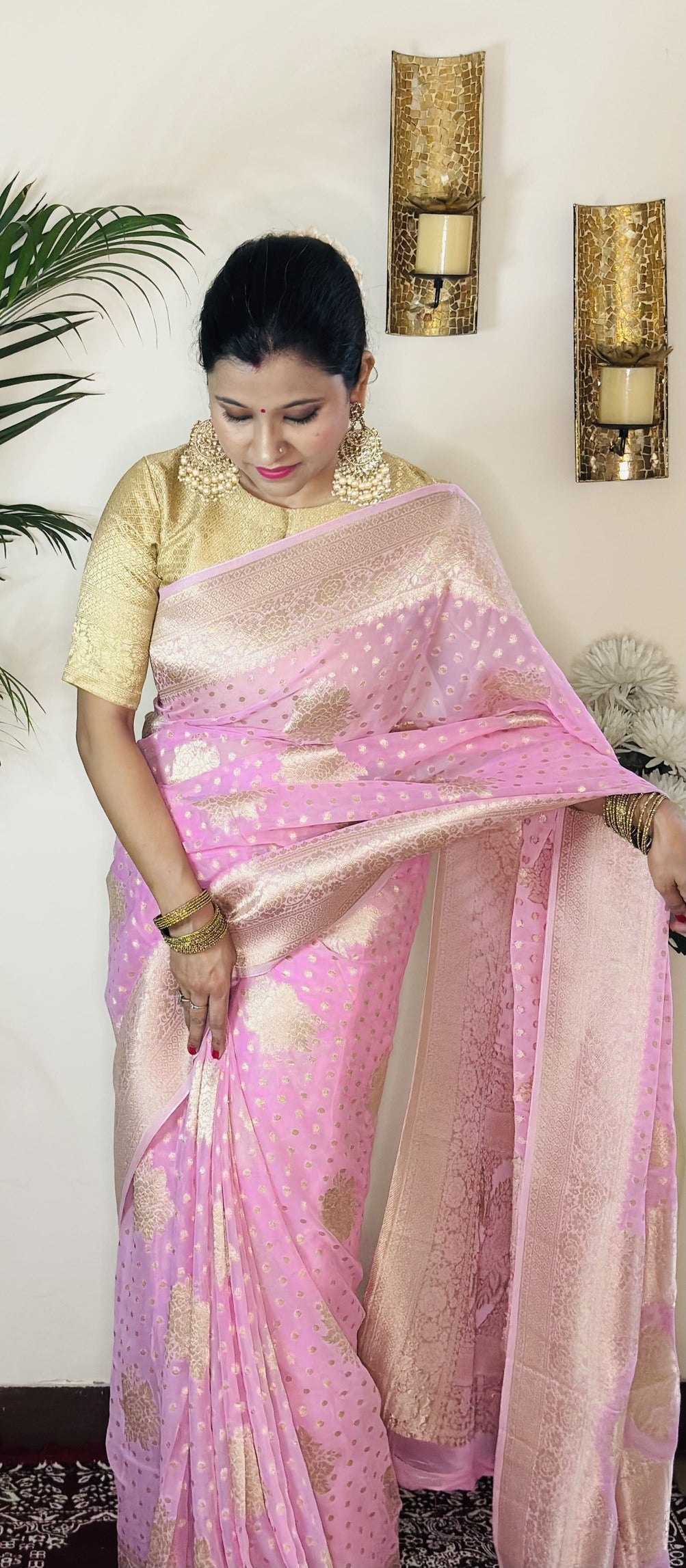 Gorgette Zari Banarasi