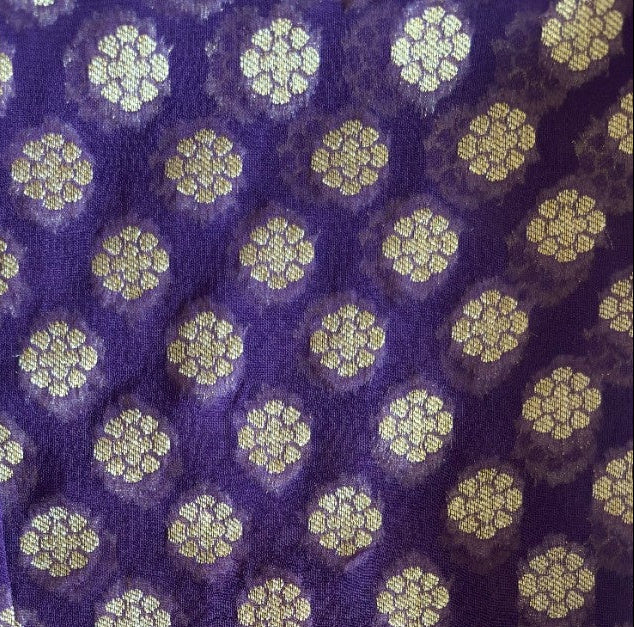 Gorgette Banarasi Saree