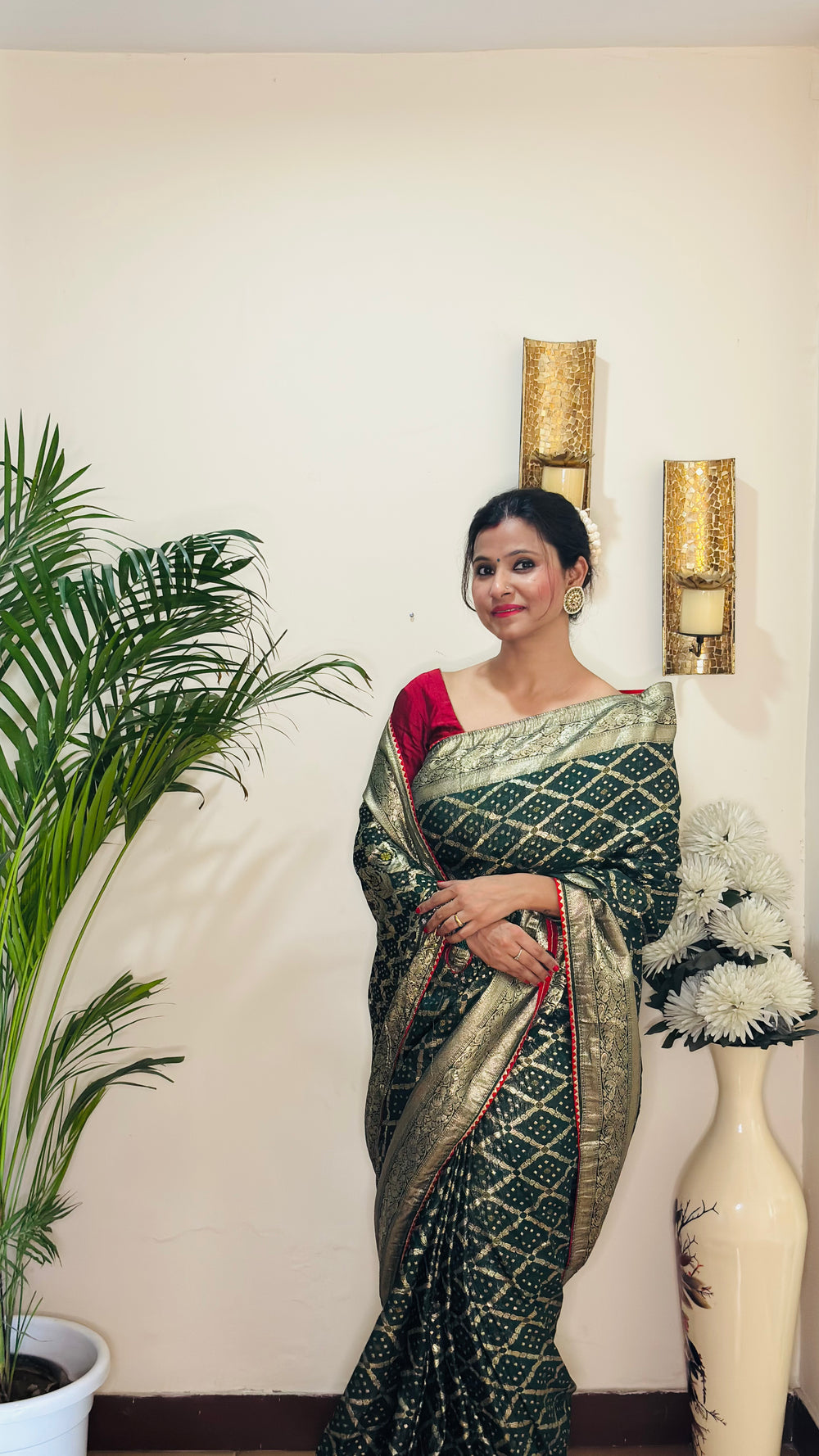 Dola Silk Bandhej