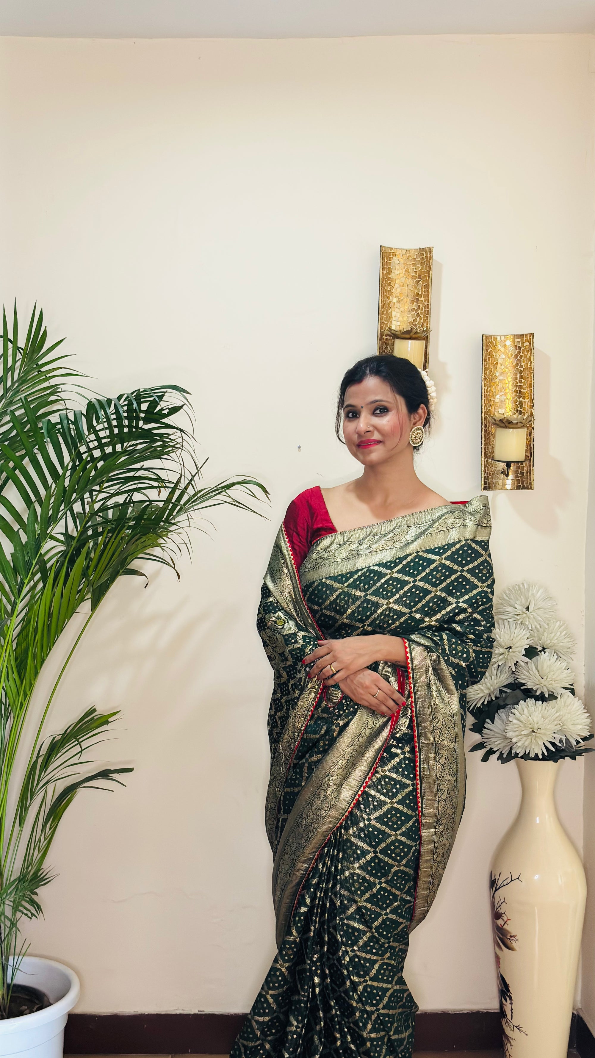 Dola Silk Bandhej