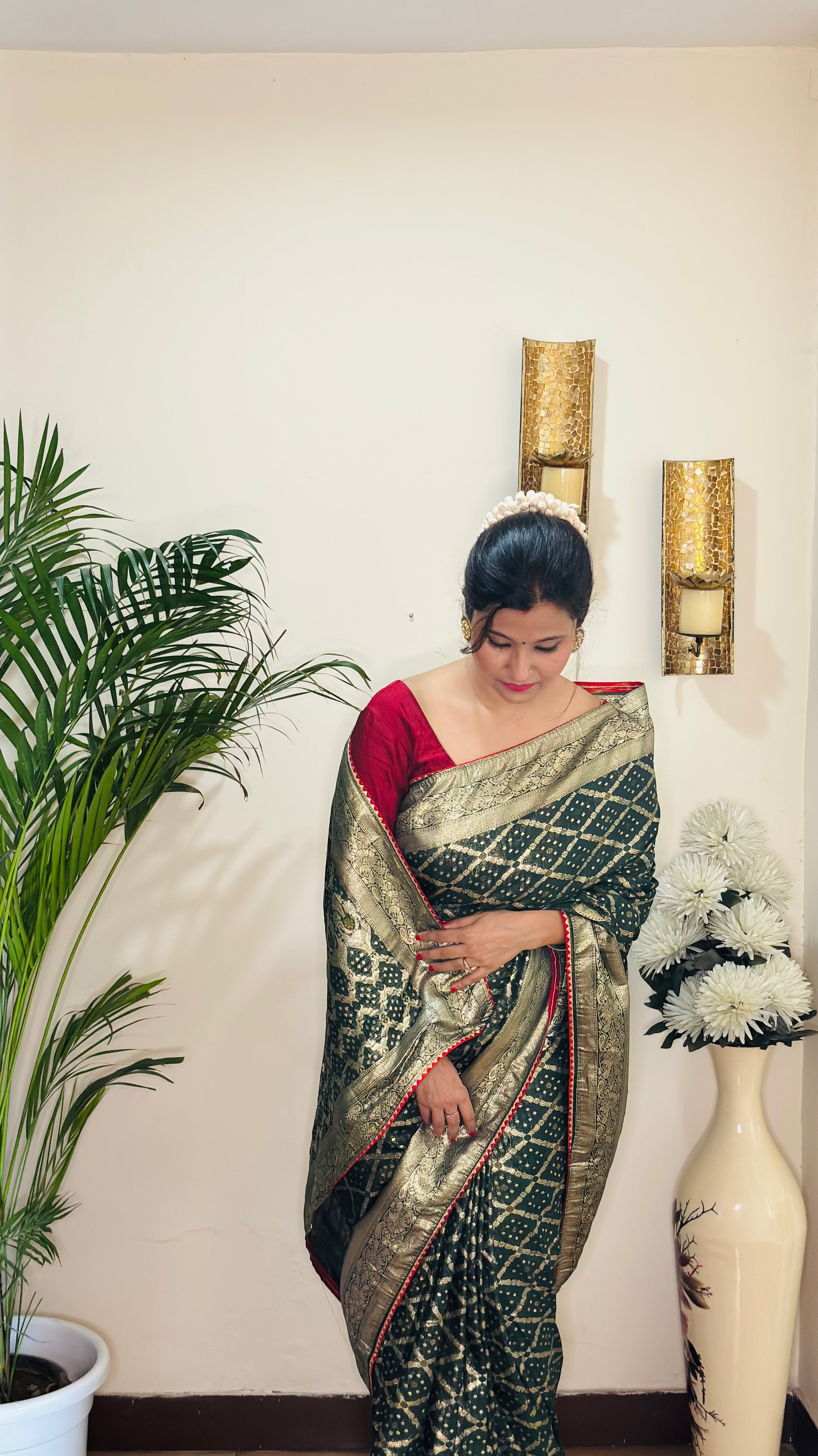 Dola Silk Bandhej