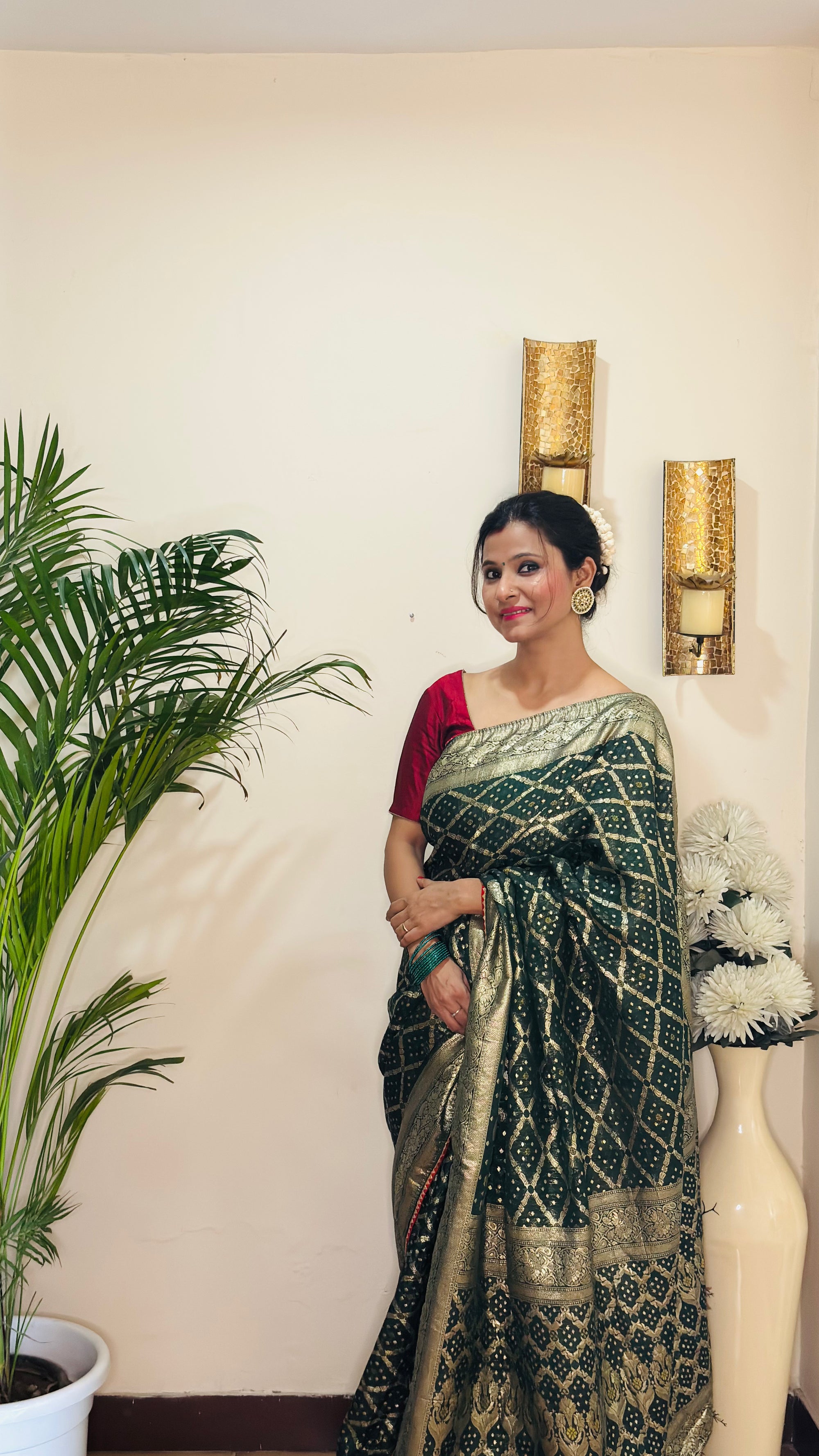 Dola Silk Bandhej