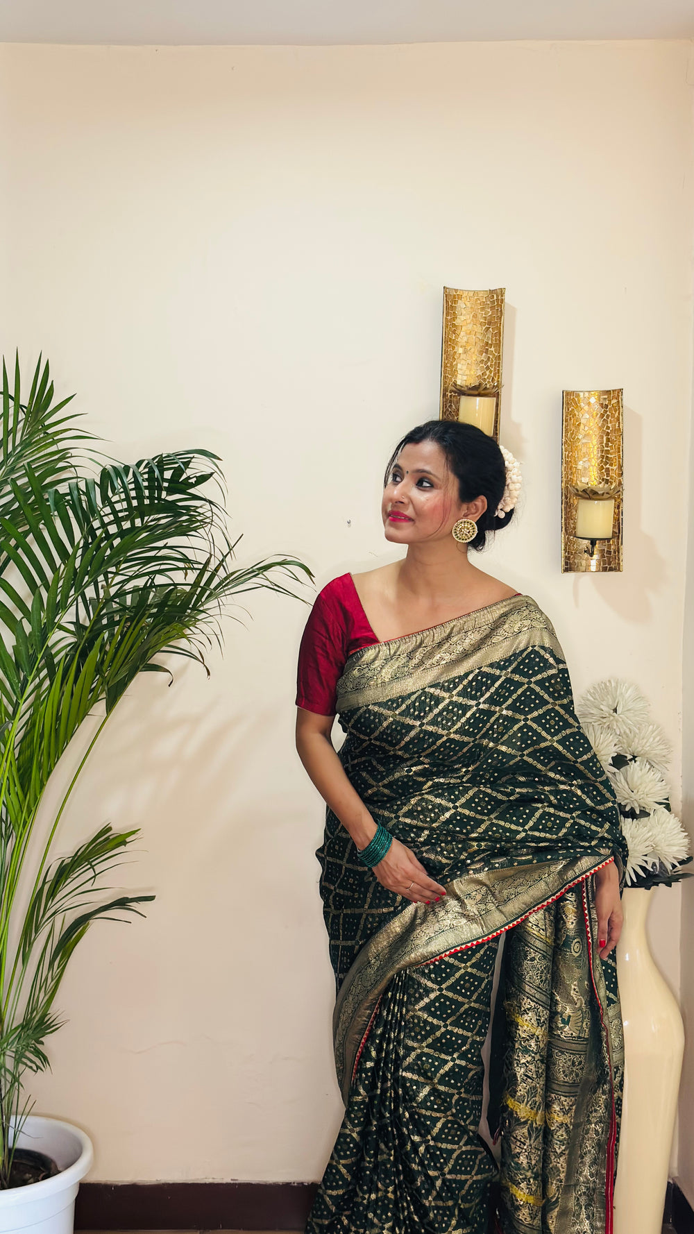 Dola Silk Bandhej