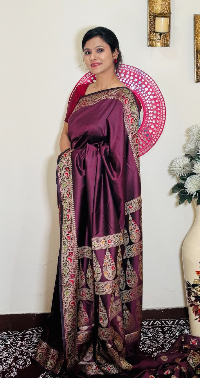 Soft Silk Saree with Zari