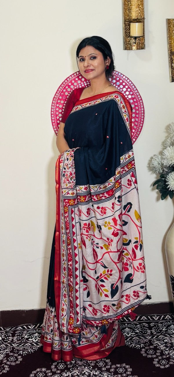 Mul Cotton with mirror work