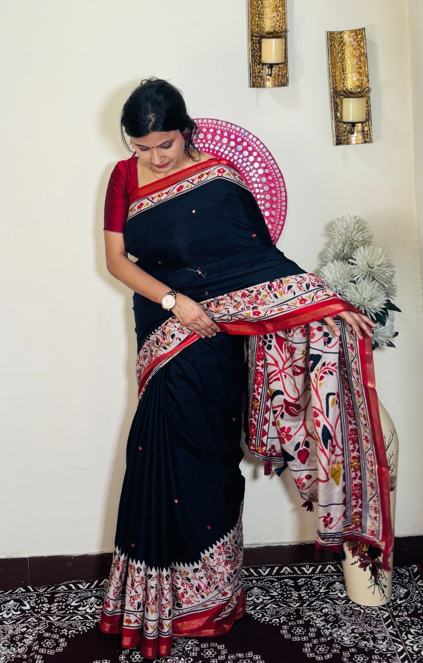 Mul Cotton with mirror work