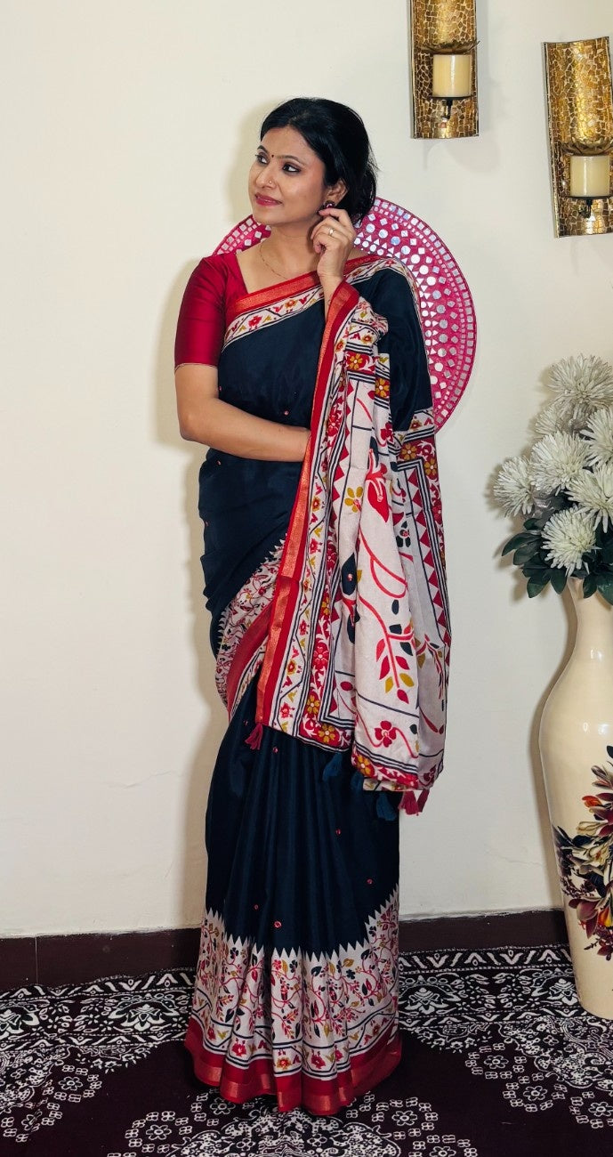 Mul Cotton with mirror work