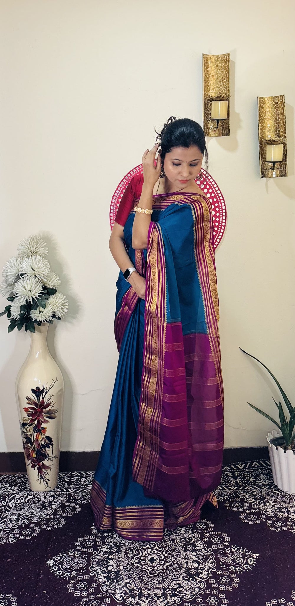 Viscose Crepe Saree