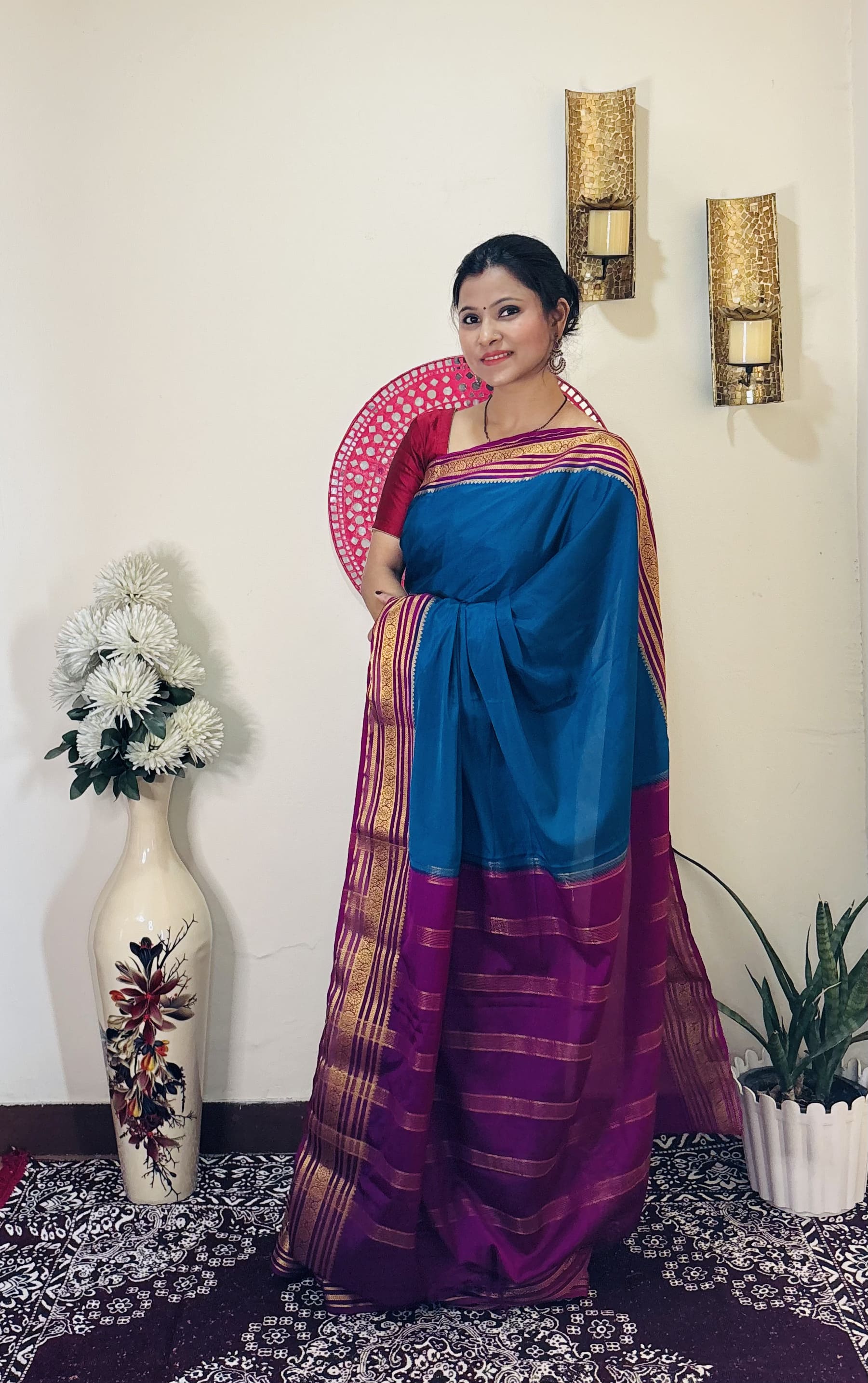 Viscose Crepe Saree